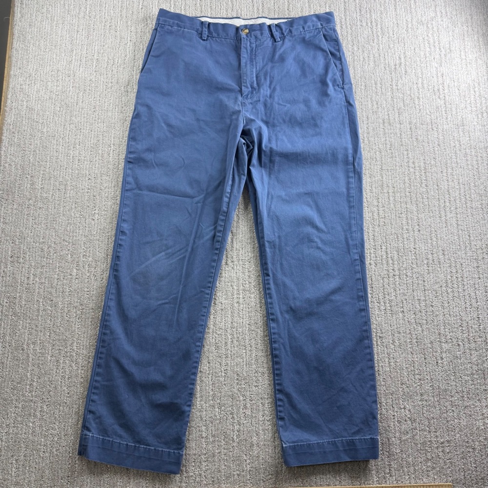Polo Ralph Lauren Stretch Classic Fit Chino Pants Mens Size 33x30 Blue
